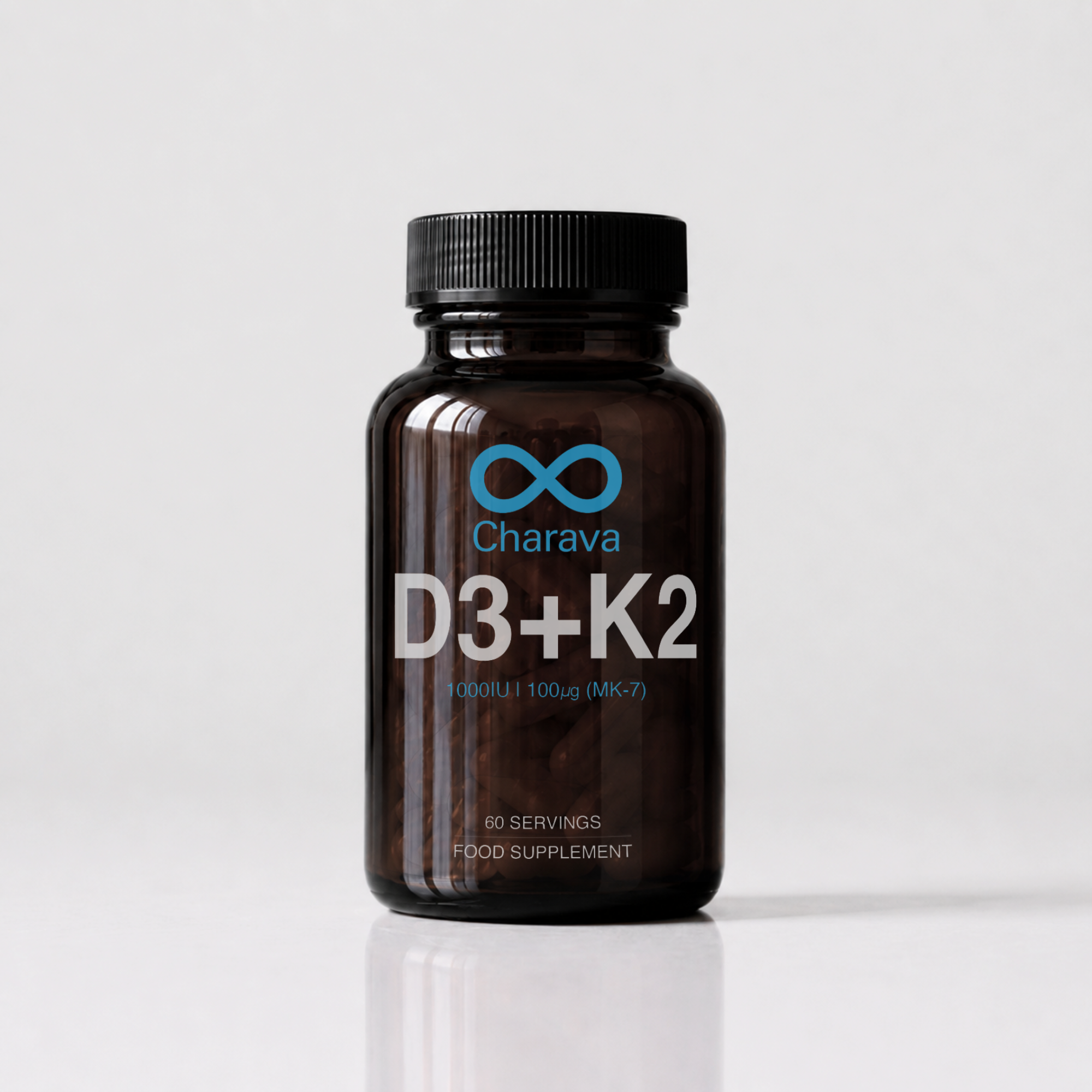 Charava Vitamin D3 (4000IU) + K2 (MK-7)