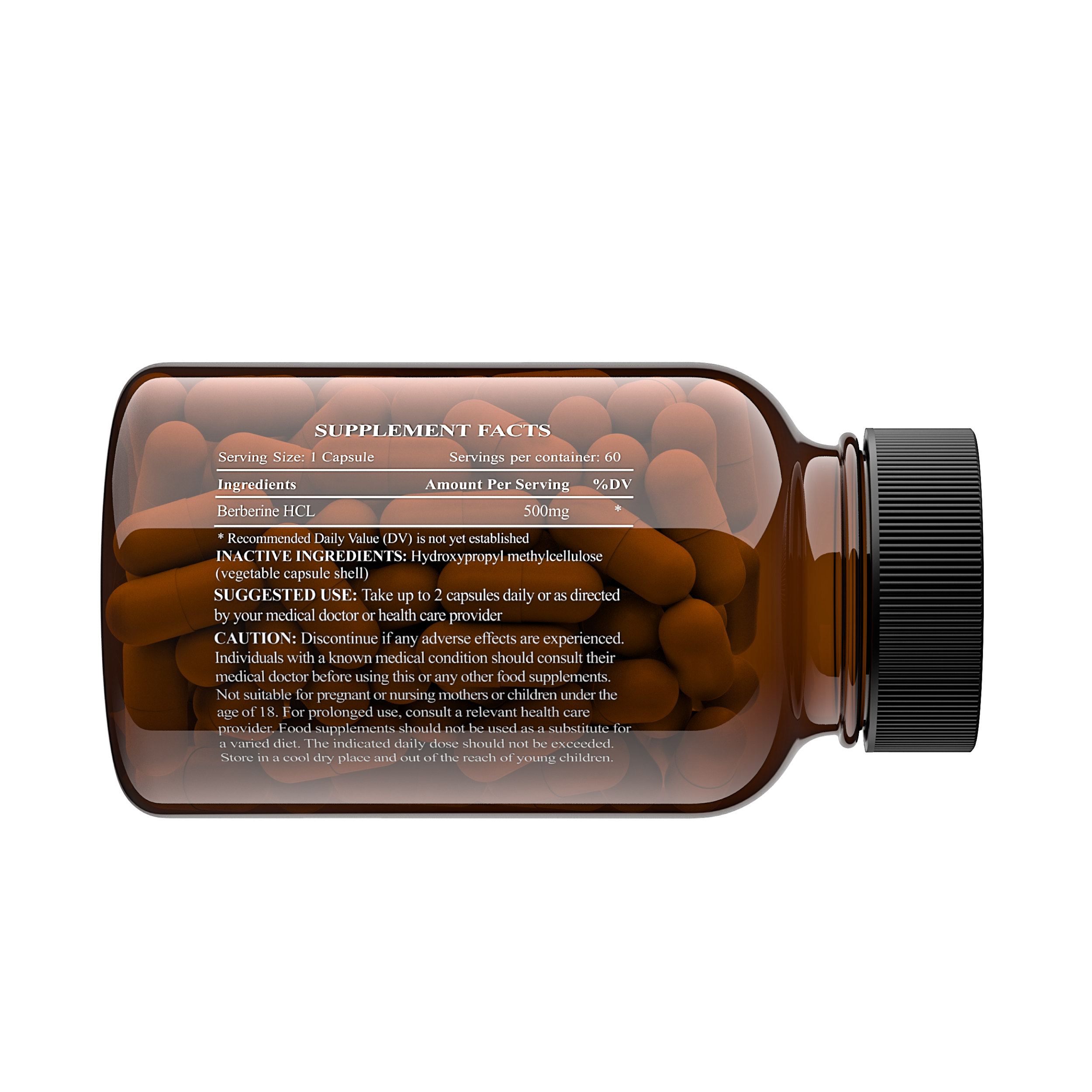 United Arab Emirates Berberine 500mg bottle
