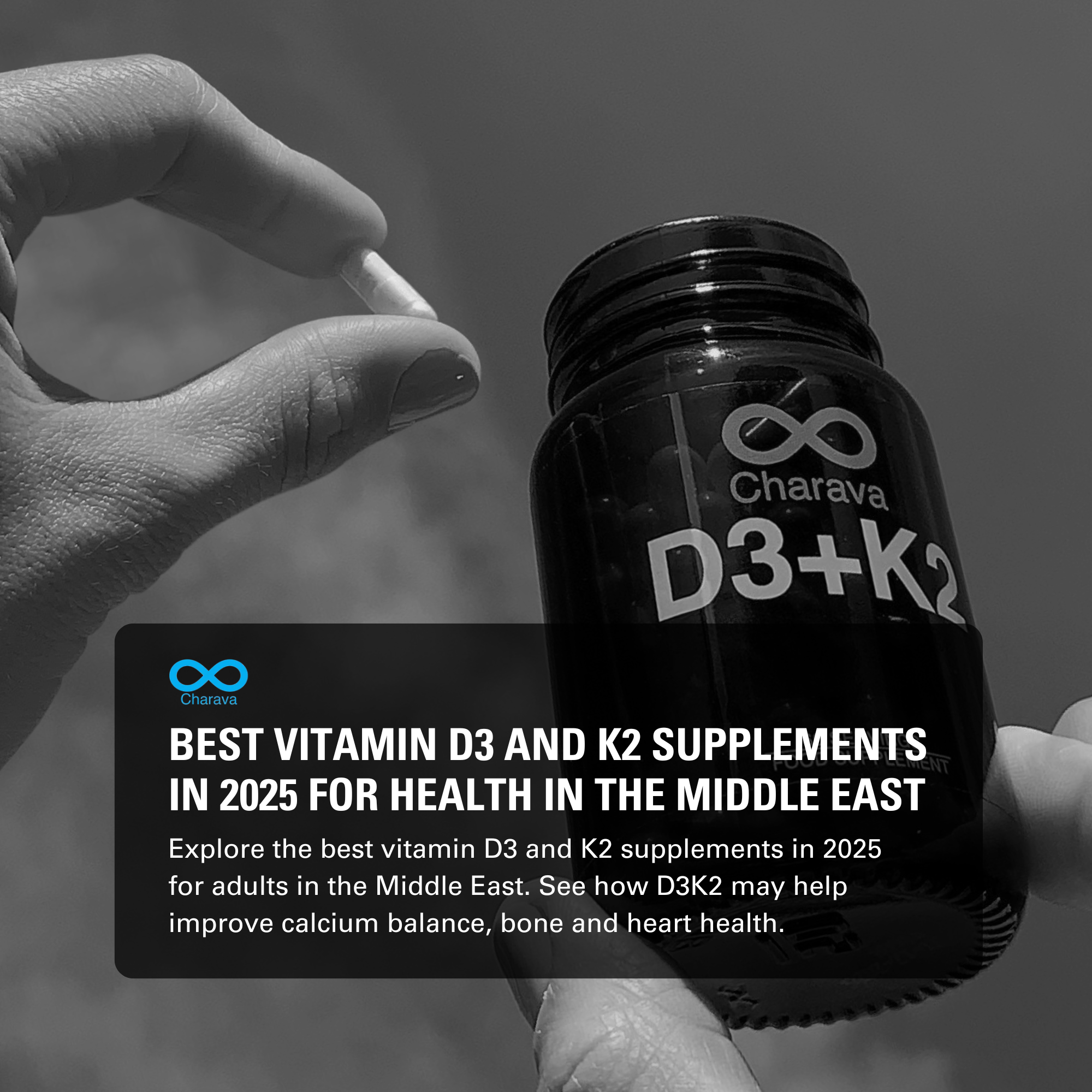 Best Vitamin D3 and K2 Supplements in 2025 for Health in the Middle East | Charava MENA