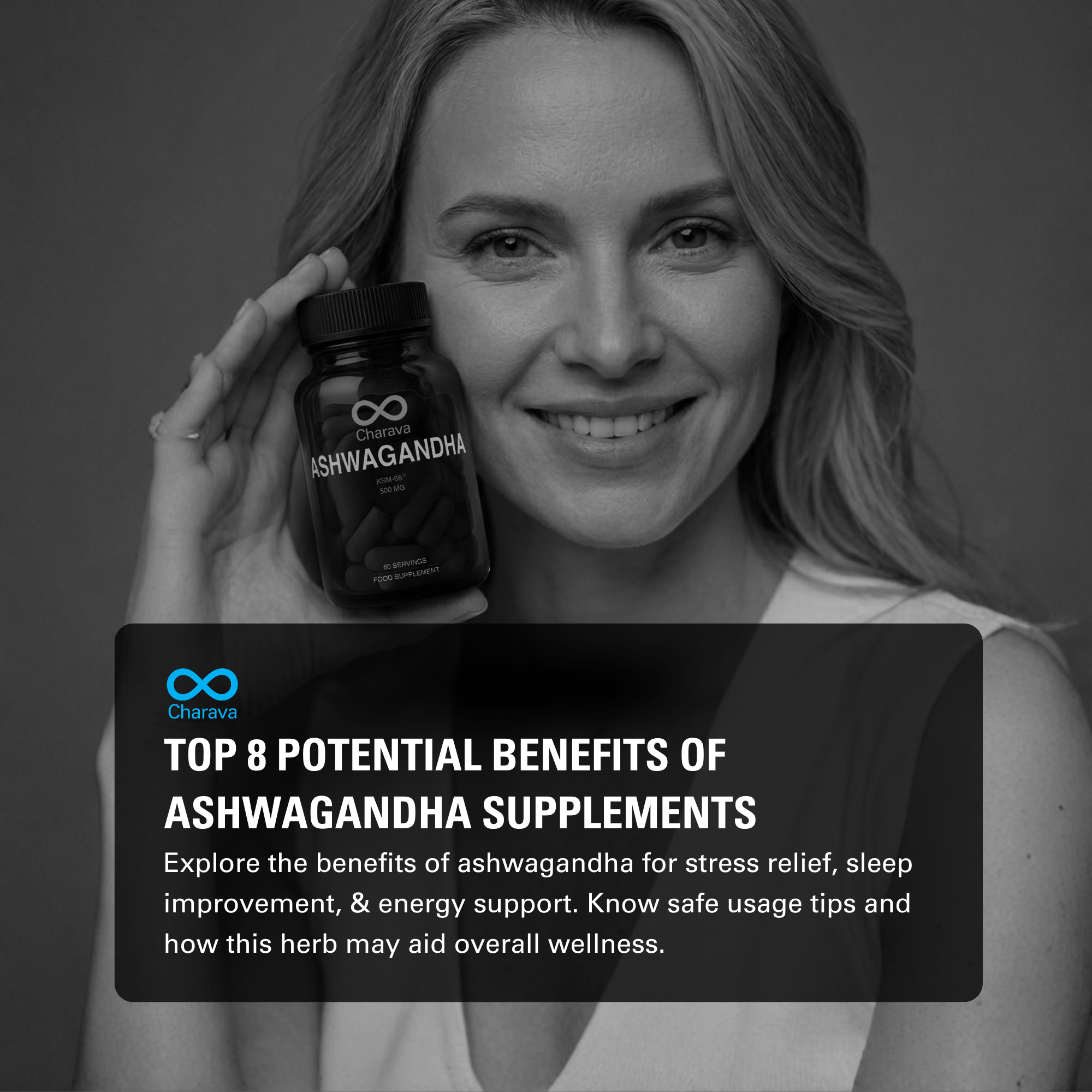 How Ashwagandha May Support Energy, Stress Relief & Sleep in Adults - Charava MENA