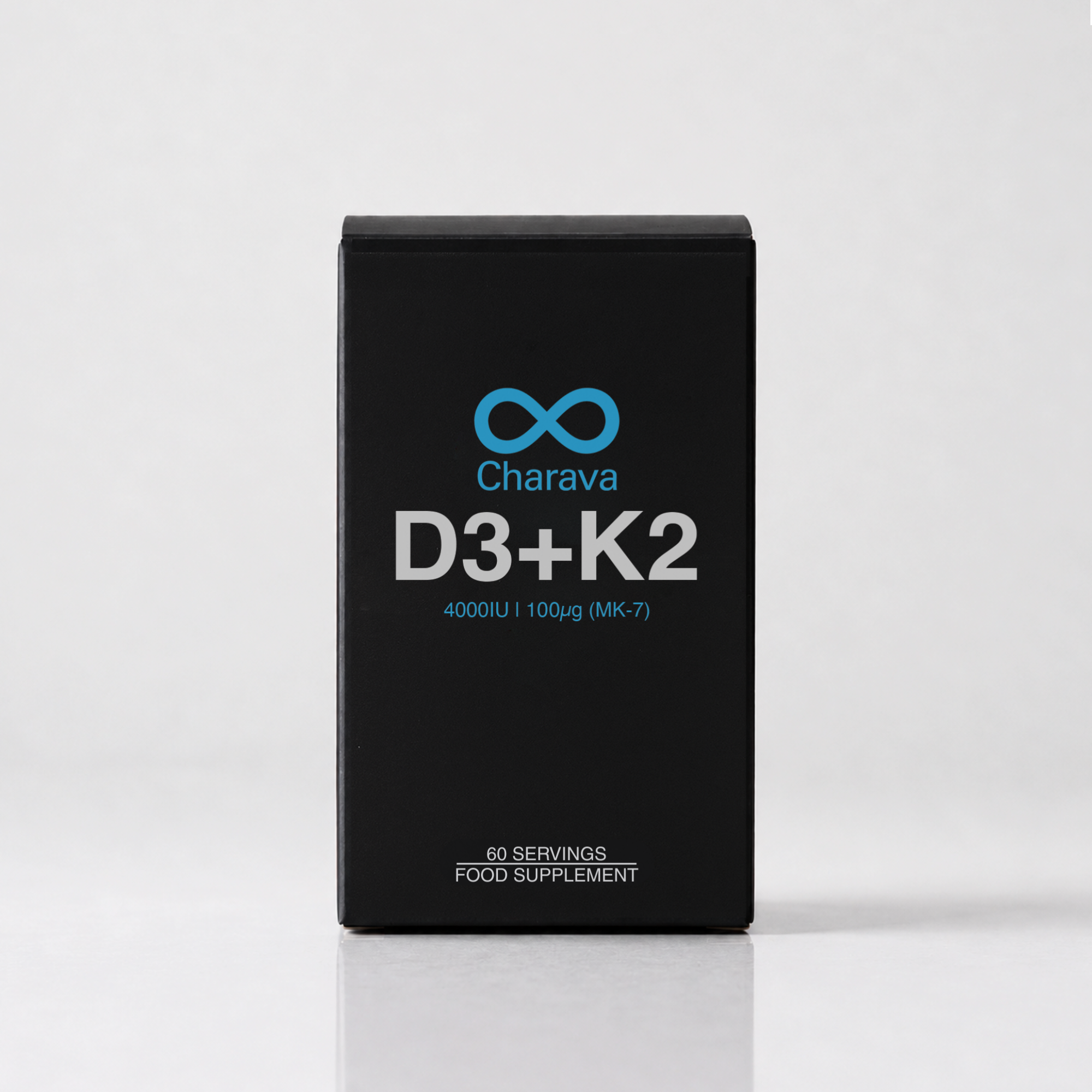 Charava Vitamin D3 (4000IU) + K2 (MK-7)