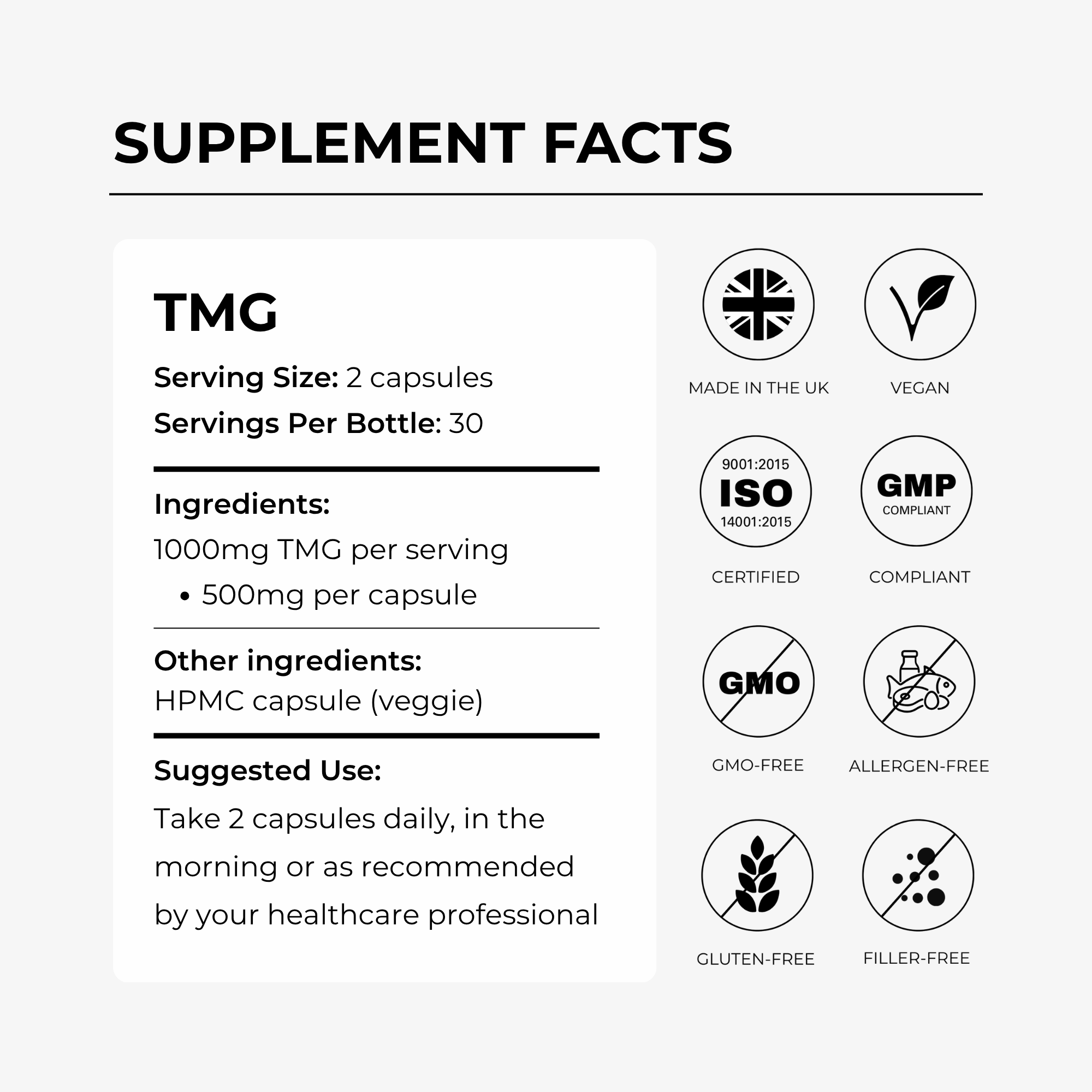 TMG 1000mg
