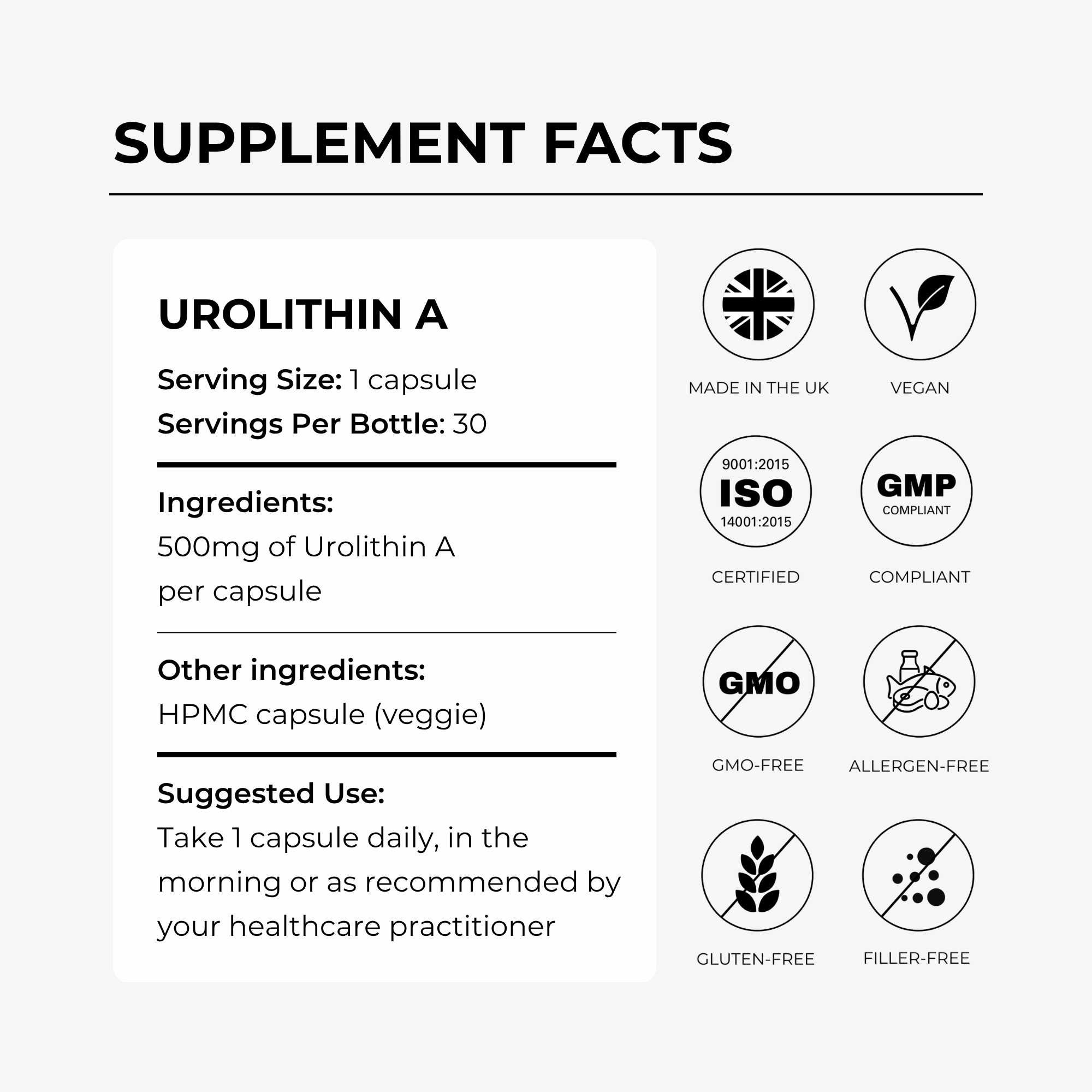 Urolithin A 500mg