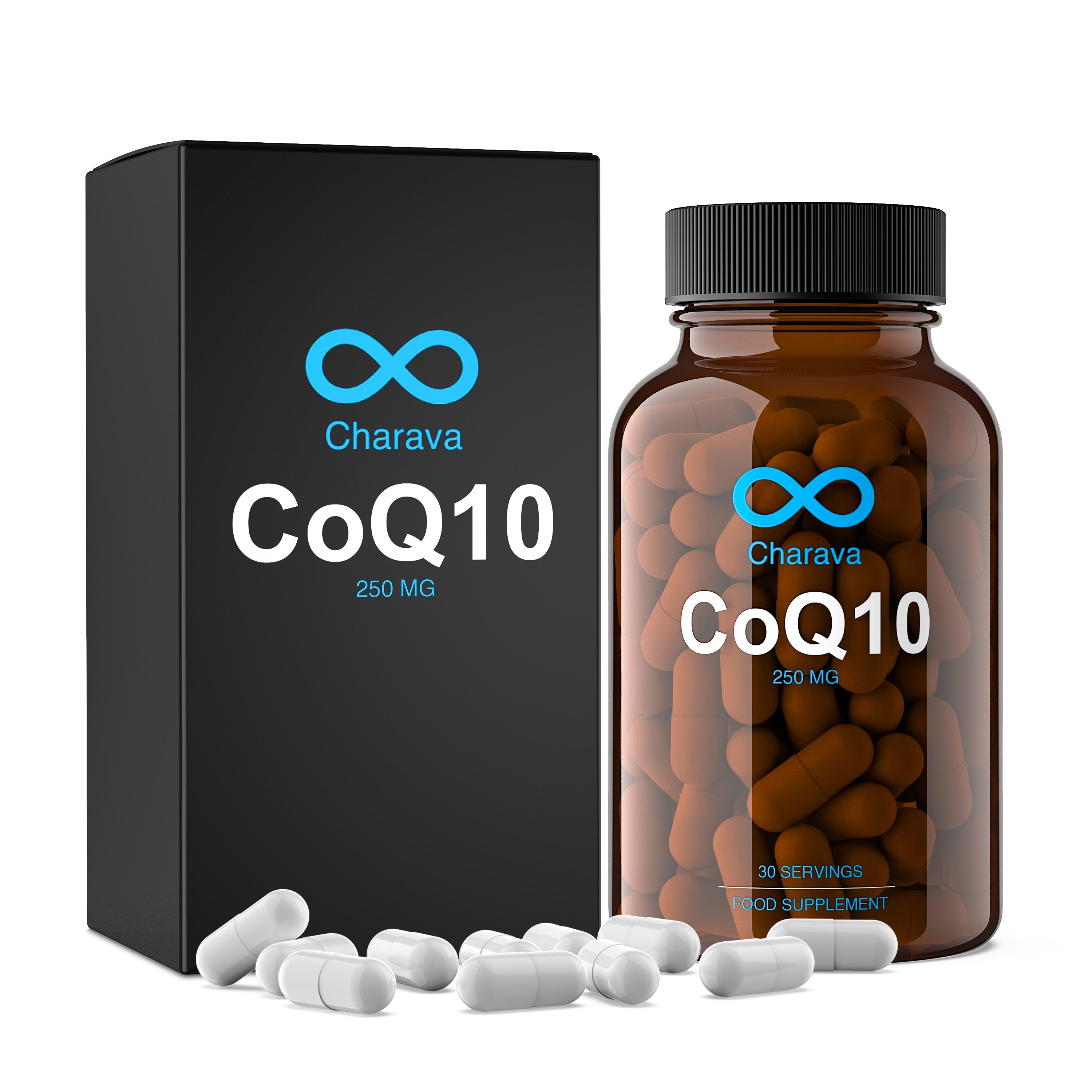 CoQ10 - Ubiquinone Coenzyme Q10 250mg - Charava MENA